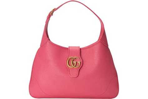 Aphrodite medium shoulder bag in pink leather 